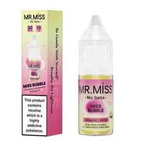 Miss Bubble Nic Salt E-Liquid by Mr Miss 10ml